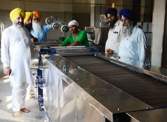 New chapatti-making machines for Golden Temple