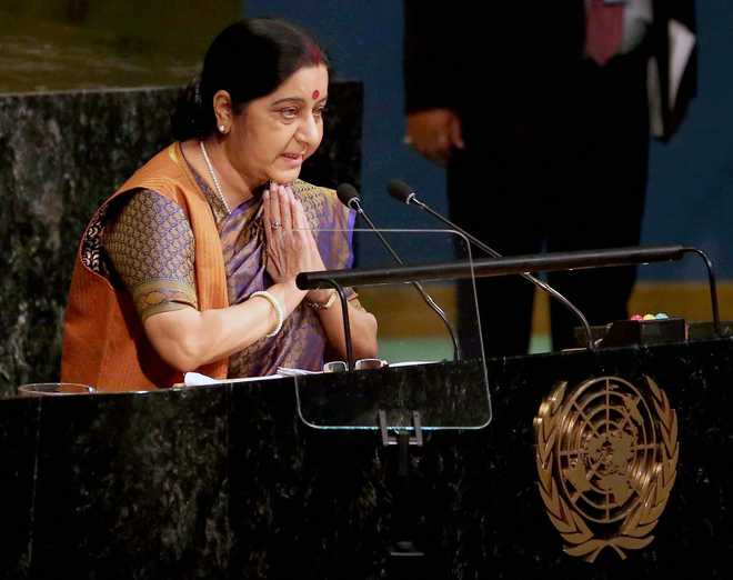 Swaraj calls for early start to text-based negotiations for UN reforms