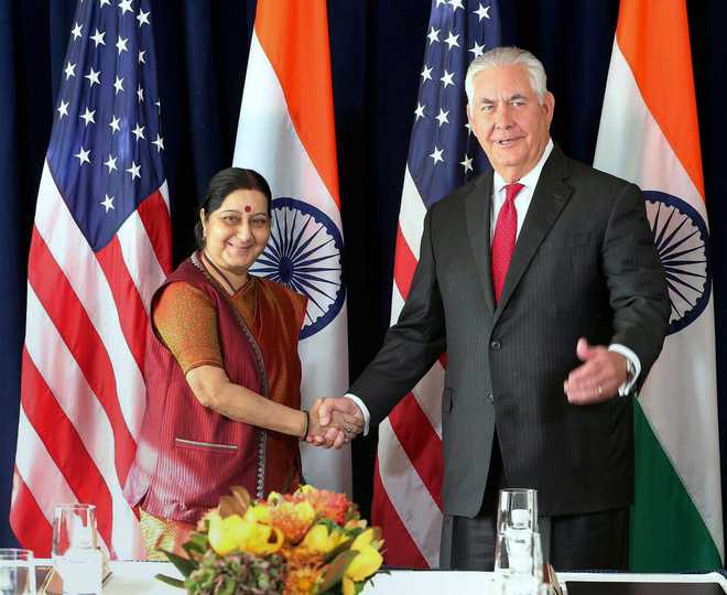 Sushma takes up H1B, DACA with Tillerson