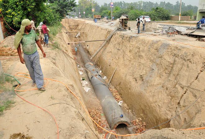 Deadline for water and sewerage project extended till February