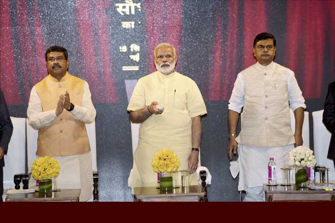 PM Modi launches scheme to provide electricity to 4 crore households