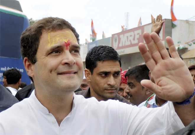 Rahul attacks PM in poll-bound Guj over GST, note ban, farm policies