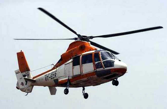 Voice data recorder of crashed helicopter traced