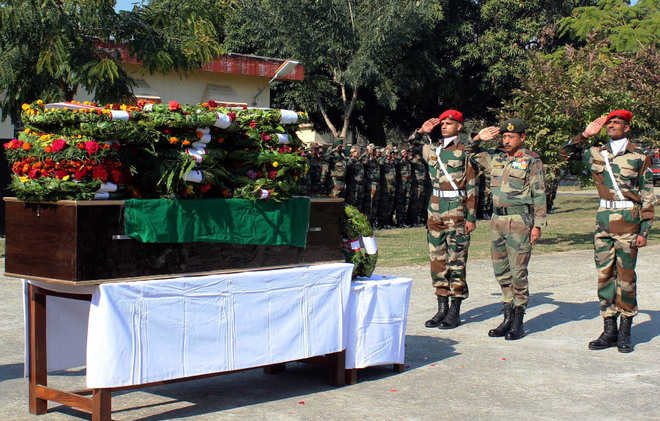 Army bids farewell to LoC martyr