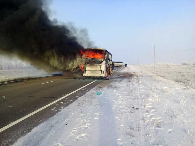 52 Uzbek nationals killed in Kazakhstan bus fire
