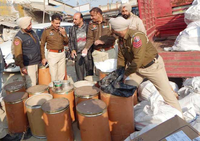 Drugs in huge quantity seized : The Tribune India