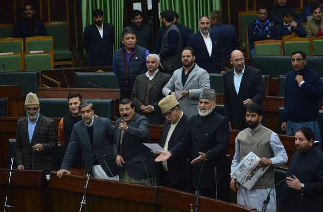 Opposition stages walkout from Assembly over ceasefire violations