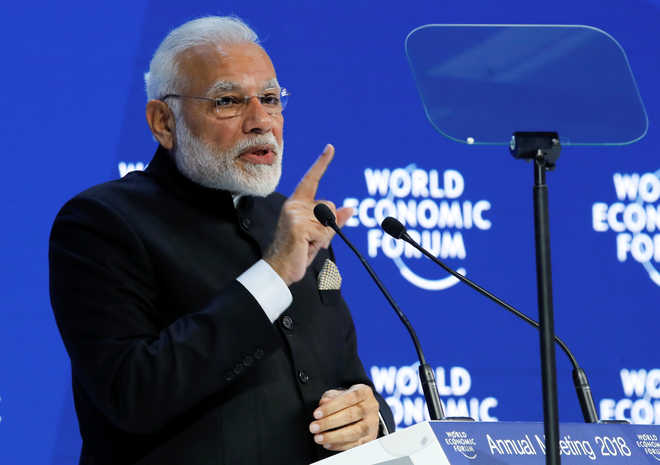 Climate change, terrorism grave concerns: PM Modi at WEF