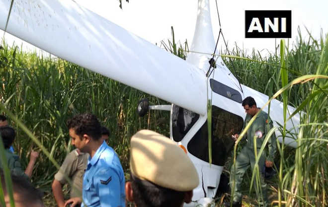 IAF aircraft crash-lands in UP, pilots safe
