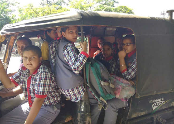 Eight-year-old dies, seven hurt as overloaded tempo hits school van from  behind