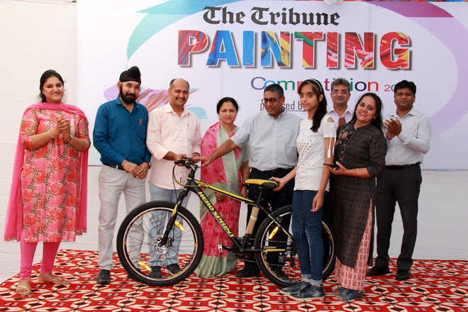 Students showcase creativity at Tribune painting contest