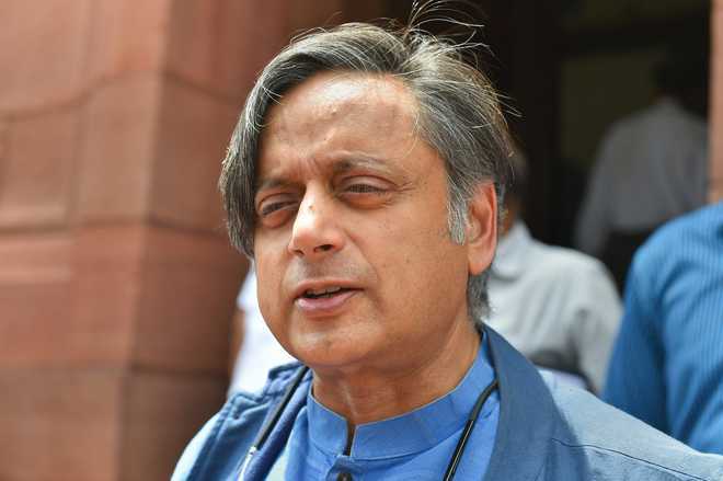 Tharoor clarifies after remarks on Ram temple draw BJP ire
