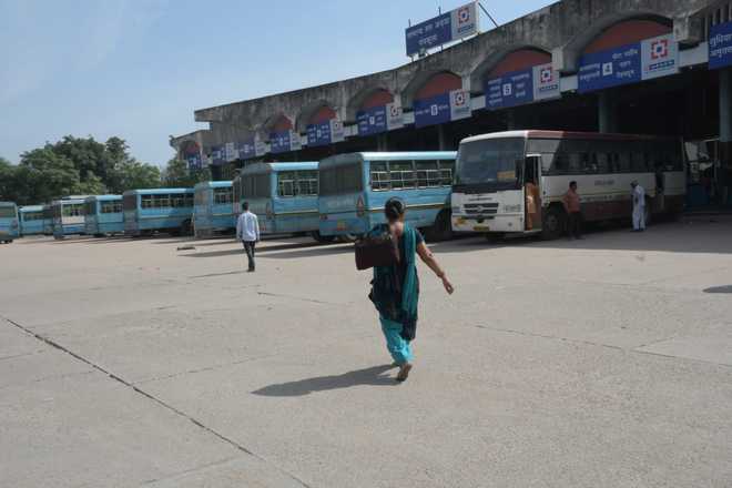 Haryana Roadways employees go on strike against govt move