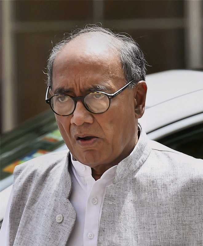 Digvijay Singh says Cong votes get reduced if he campaigns