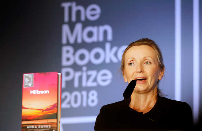 Northern Irish writer Burns wins 2018 Booker Prize for ‘Milkman’
