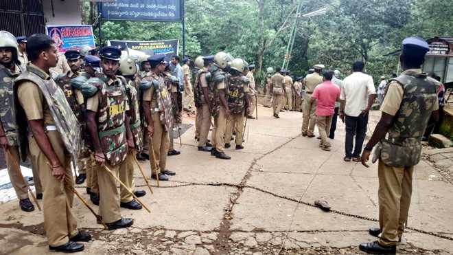 Protest over Sabarimala row begins in Kerala, security arrangements in place