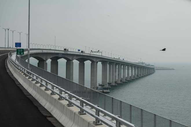 World’s longest sea bridge between China-Hong Kong to open on Oct 24