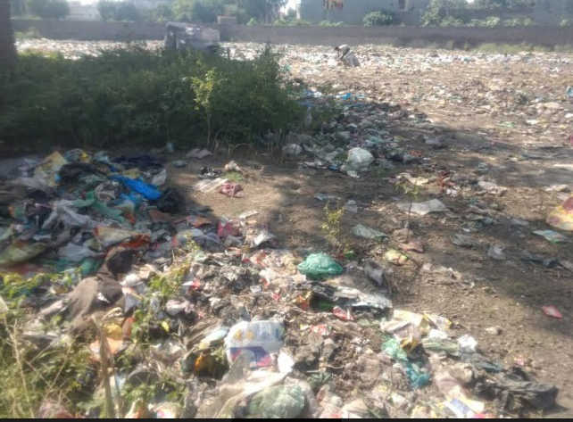 Vacant land turns into garbage dump