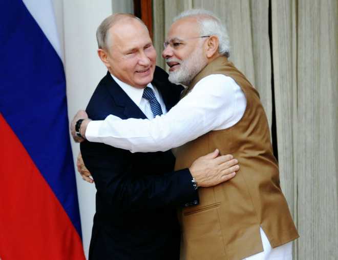 Image result for pics of putin and modi