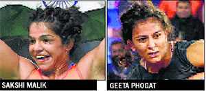 Big fight: Geeta, Sakshi face-off likely in senior Nationals