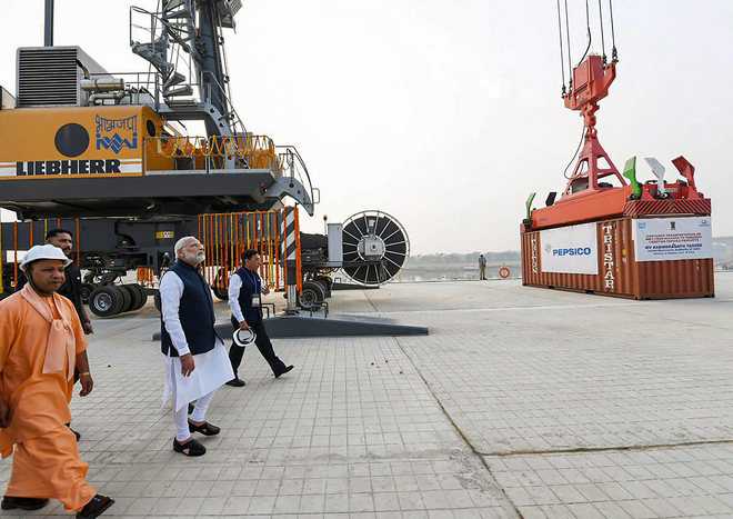 First inland cargo terminal opens on Ganga in Varanasi