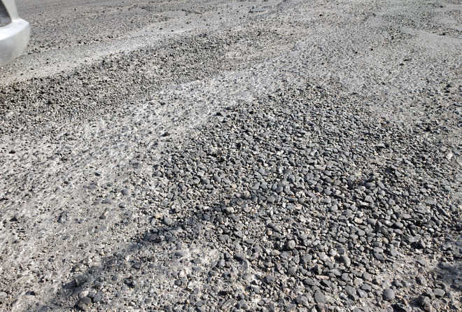 Poor quality concrete comes off roads within 24 hours of  patchwork