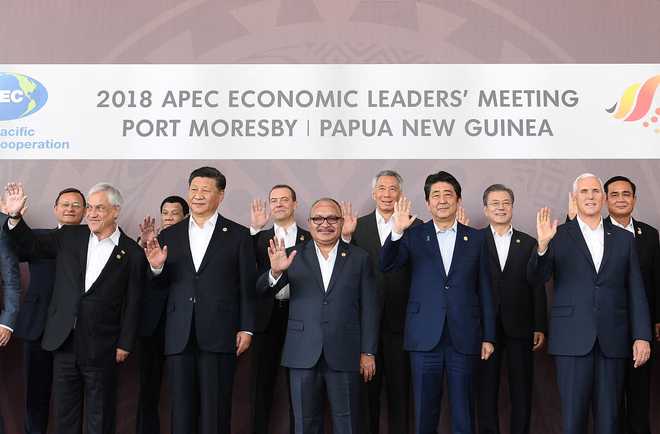 Divided APEC leaders battle for unity after US, China spat