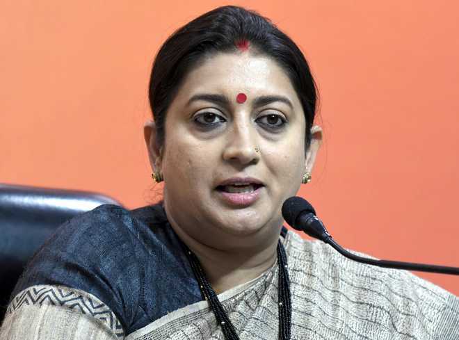Congress is a party dedicated to one family: Irani