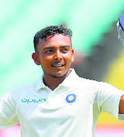 Shaw, Vijay warm up with half-centuries