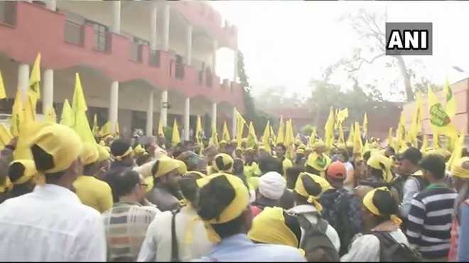 Farmers in Delhi for 2-day protest