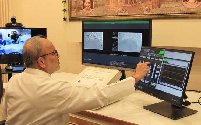 Gujarat doctor performs ''world''s first'' telerobotic coronary intervention