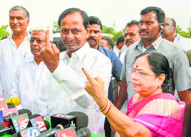 Telangana’s First Election Records 67 Pc Turnout : The Tribune India