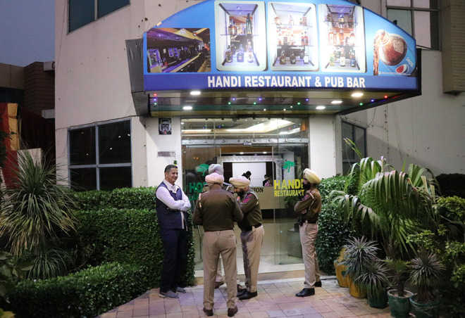 Police raid on hotel