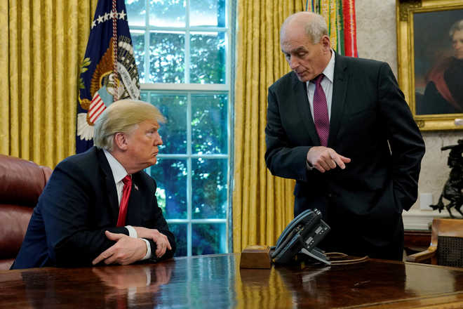 Chief of Staff John Kelly to leave White House by year-end: Trump