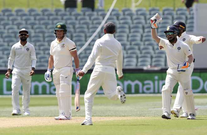 1st Test: India close in on win as Australia totter at 104/4 in pursuit of 323