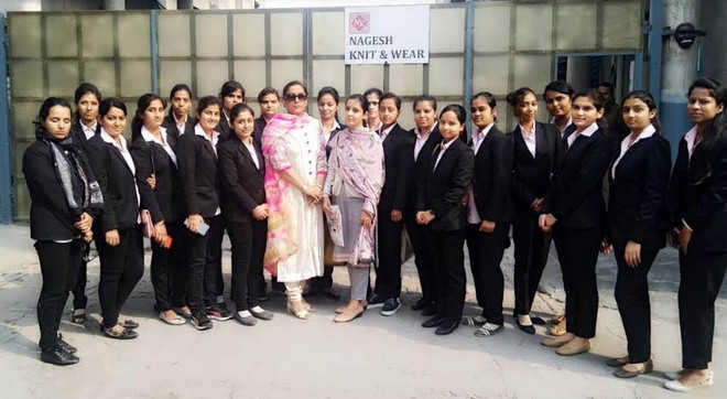 Visit to garment industry