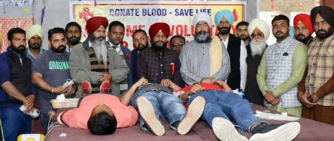 Blood donation camp organised
