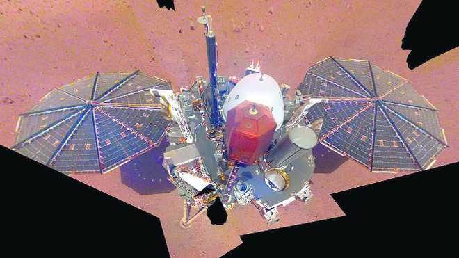 InSight lander takes its first selfie on Mars: NASA