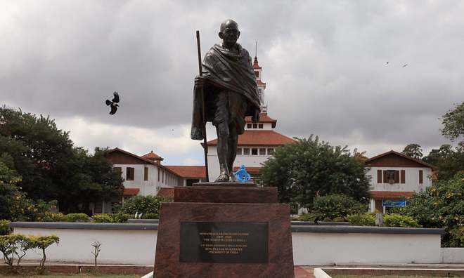 Ghana varsity removes Gandhi statue as protesters call him ‘racist’