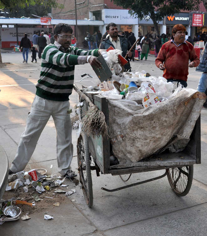 Garbage collectors refuse to budge
