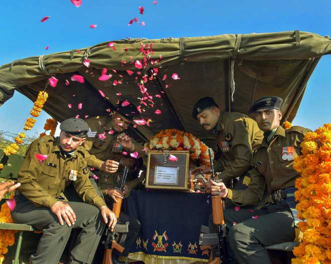 Tributes paid to soldier killed in Pulwama dist
