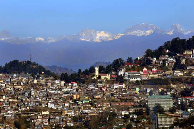 Urban sprawl reduces Shimla open land
