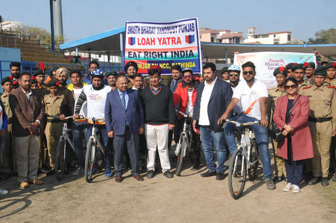 Swasth Bharat Tandrust Punjab Yatra reaches city, promotes ‘eat right India’