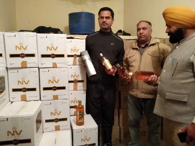 510 boxes of liquor seized