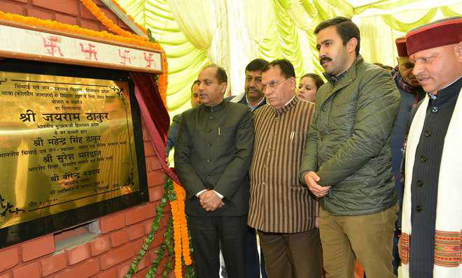 Stone laid for ~69-crore water scheme for Shimla