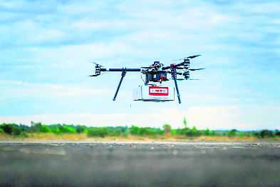 Drone delivers vaccines for baby in island nation