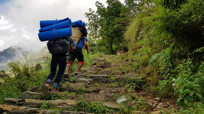 Adventure team visits Kallek village in Arunachal Pradesh
