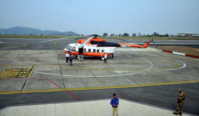 Helicopter service to Lahaul-Spiti resumes