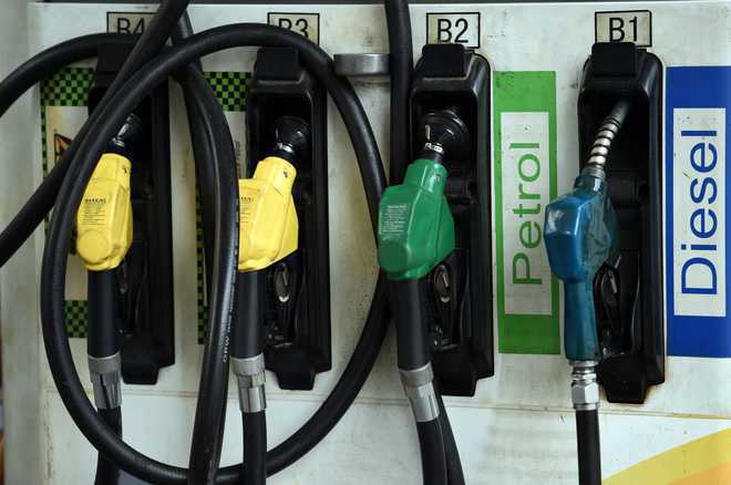 Petrol price down by 20 paise across metros