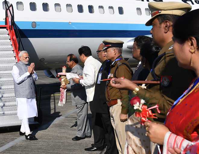PM Modi inaugurates India's longest rail-cum-road bridge in Assam